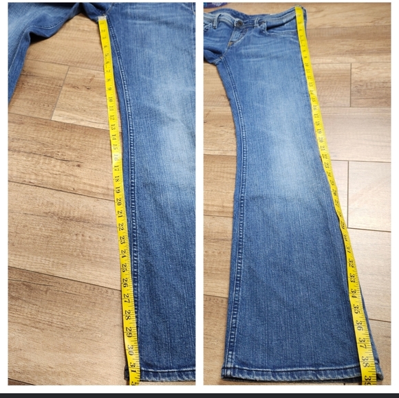 Diesel LOWKY B.C Stretch women's low-rise bootcut flare distressed W 27 32 L - Picture 15 of 16